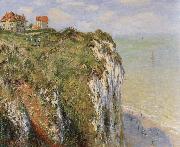 Cliffs near Dieppe, Claude Monet